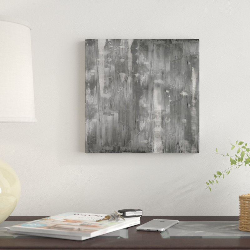 «Variations in Grey», reproduction sur toile, H 26 po x l 26 po x P 1,5 po, Toile tendue, Pas de tapis