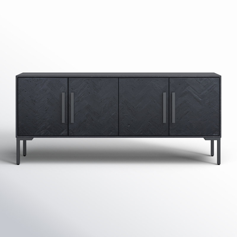 77'' Wide Mango Solid Wood Sideboard
