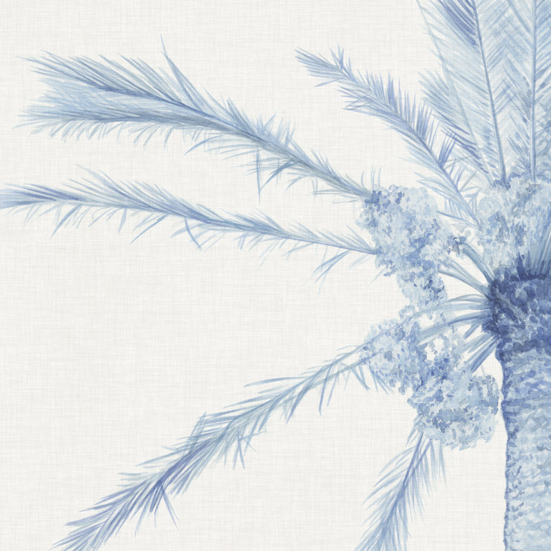 Chambray Palms I, H 12 po x l 12 po x P 1,25 po