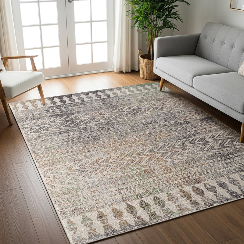 Cheadle Geometric Area Rug, Rectangle 200 x 275cm