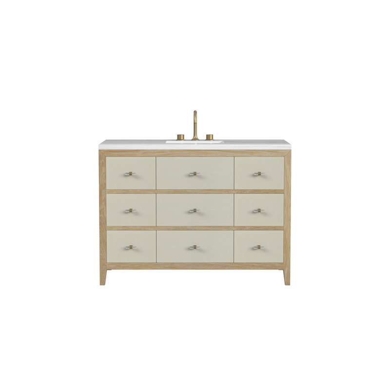 Celeste 48'' W Single Vanity, Parisian Blue, 8" Widespread
