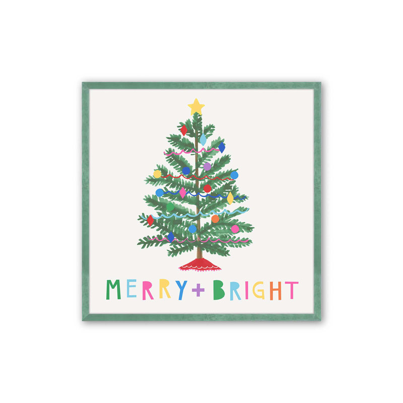 Merry Bright, Cadre simple Lemon Grass, bois massif, H 21,5 po x l 21,5 po
