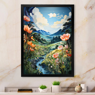 "Abstract Collages", art mural sur toile