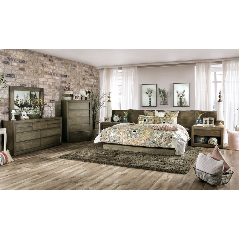 Ensemble de chambre configurable avec lit plateforme Trevail