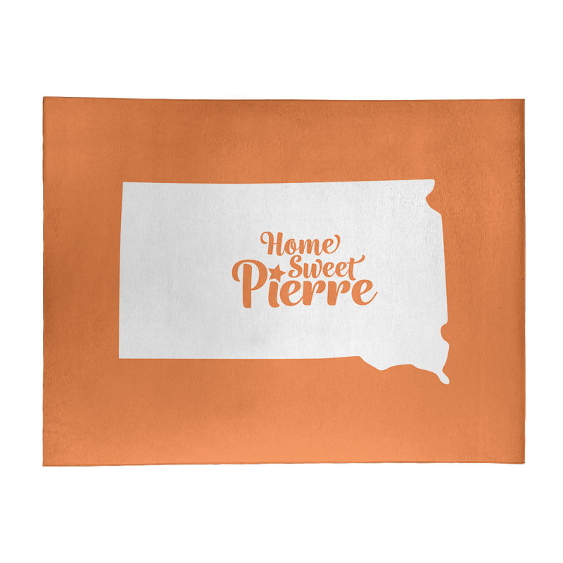 Tapis en poly-chenille pierre south dakota, Rectangle 3 pi x 5 pi