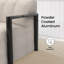 Canapé d'angle modulaire moderne en aluminium à structure ouverte, grand format, 4 pièces, avec coussins Sunbrella-1612048308