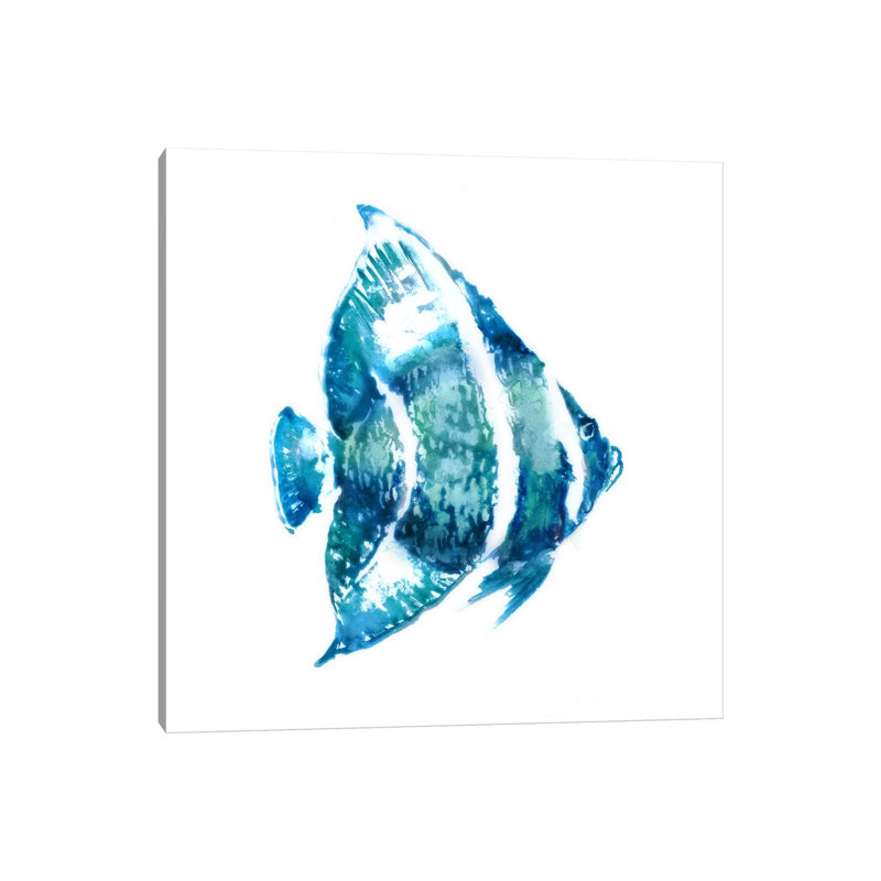 Fish I by Edward Selkirk - Wrapped Canvas Painting, 45.72 cm H x 45.72 cm W x 1.91 cm D