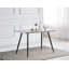 6 - Person Space Saving Dining Set 120cm Table with Armless Chairs-113606985