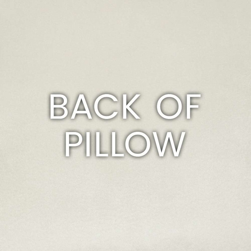 Jefferson Band Throw Pillow, Ivory, Square 22"
