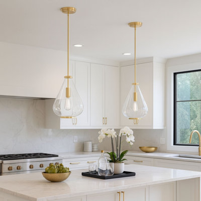 Luminaire suspendu 1 lumière de 9,75 po Kostner