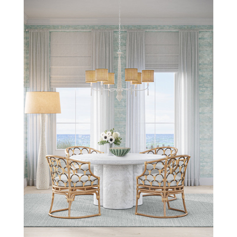 Donnybrook 6 - Light Wrought Iron Chandelier