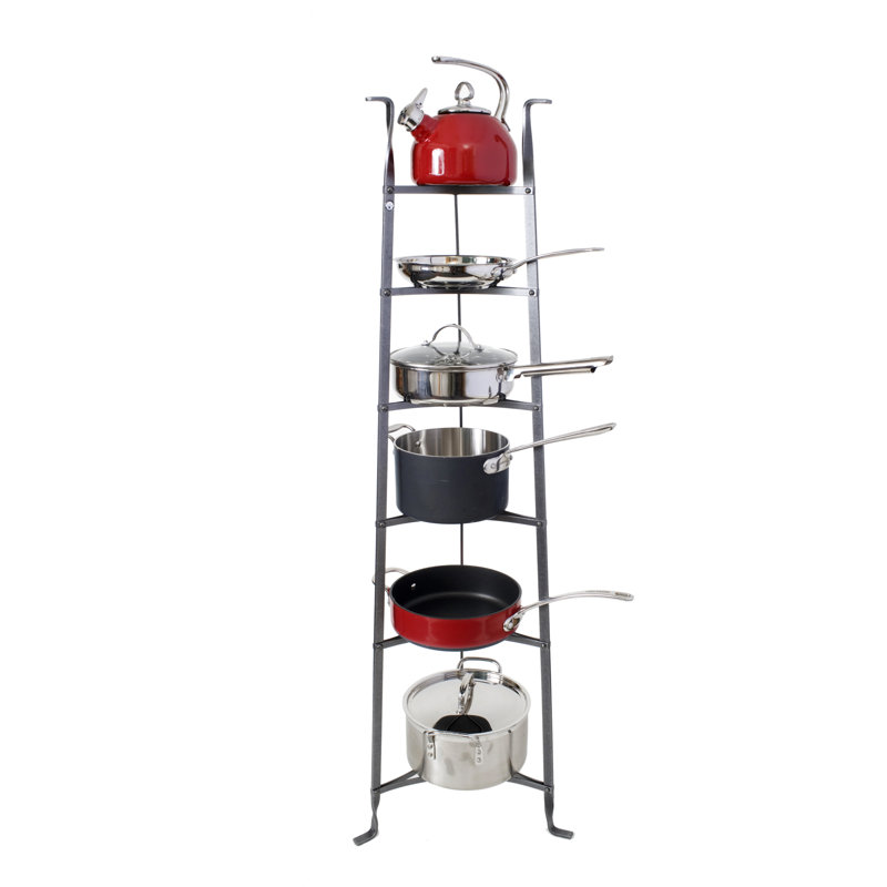 Gourmet 6-Tier Handcrafted Floor Based Pot Rack