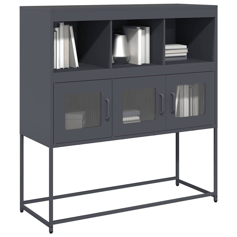Sideboard 100.5X39x107 Cm Cold-Rolled Steel, Anthracite