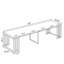 Table de salle à manger extensible de 23,62 po à 118 po de longueur et extensible-1775513076