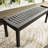 Karlov Mahogany Outdoor Backless Bench