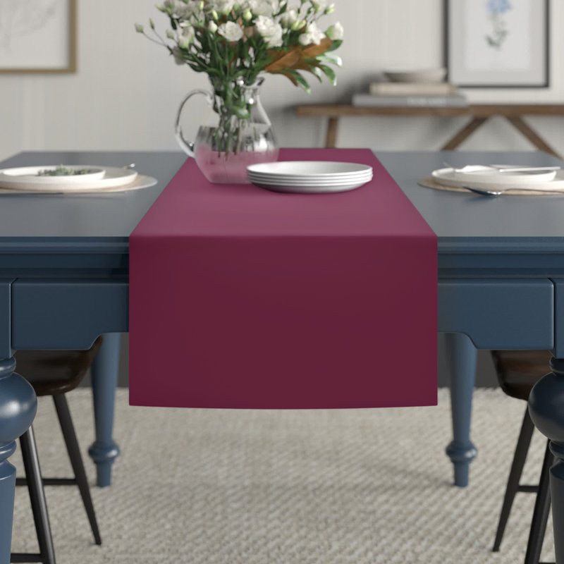 Kral Table Runner, Burgundy, 72" x 16"
