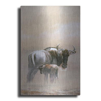 «Wildebeest» par Ron Parker sur métal