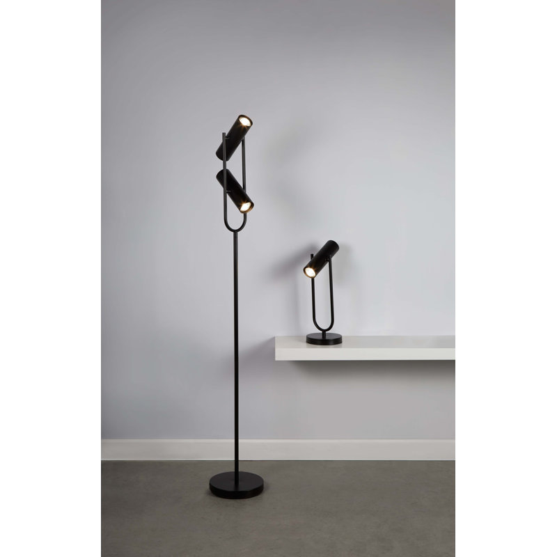 Holasice 150cm Task Floor Lamp, Matte Black