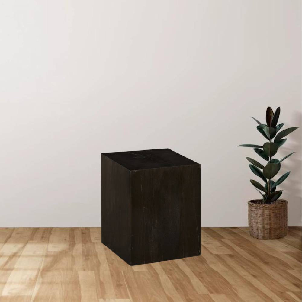 Design Garage Cinna Solid Wood Accent Stool Wayfair