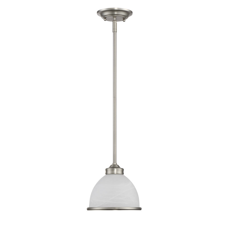 Luminaire suspendu en forme de cloche 1 lumière Nan, Étain