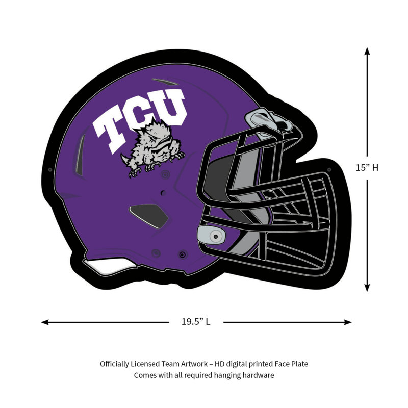 Enseigne murale NCAA Team, Université Texas Christian