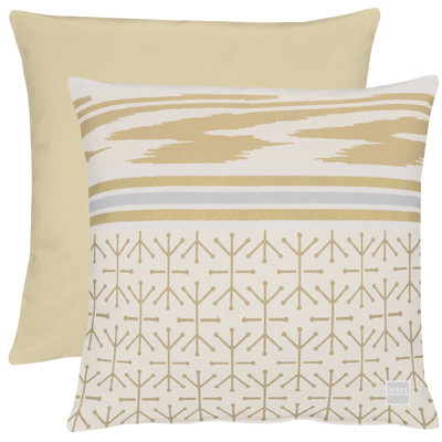 Geometric Square Cushion
