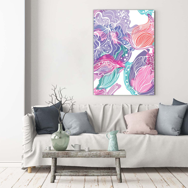 Floral - Wrapped Canvas Print