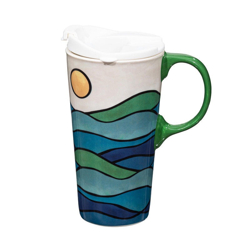 Landscape Gesture Perfect Cup, 17oz, Gift Box