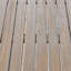 Table moderne en bois gris, 48,44 po x 48,44 po, table d'extérieur de choix en gris, large, idéale pour le patio et la cour-1507656359