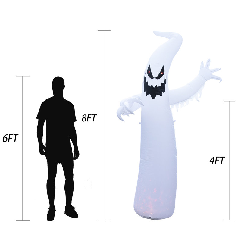 Weather Resistant Halloween Decoration, Light Blue