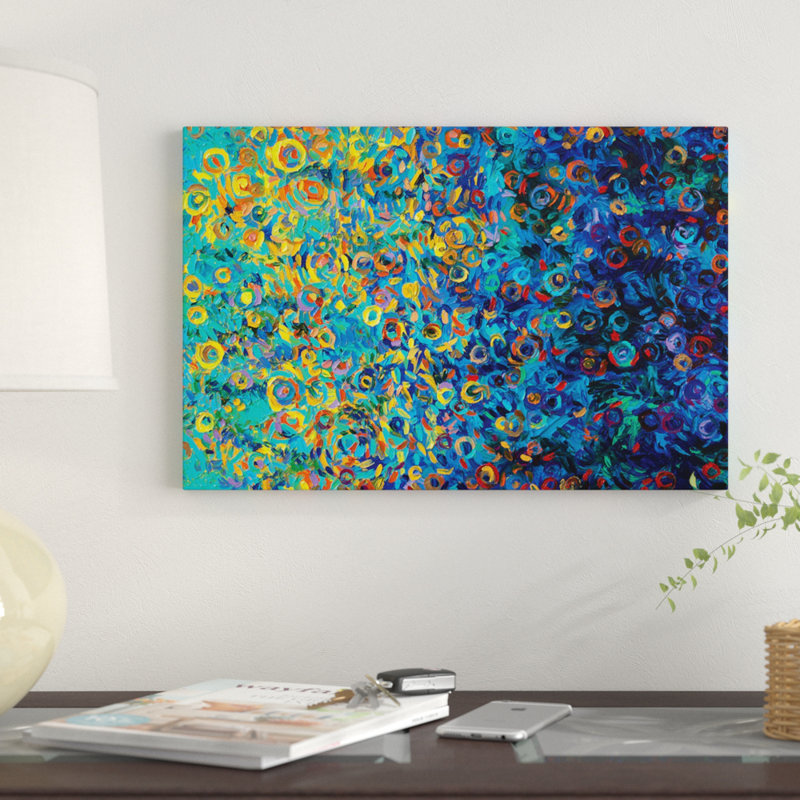 Beach Glass by Iris Scott - Print, 8" H x 12" W x 0.75" D, Wrapped Canvas, No Mat