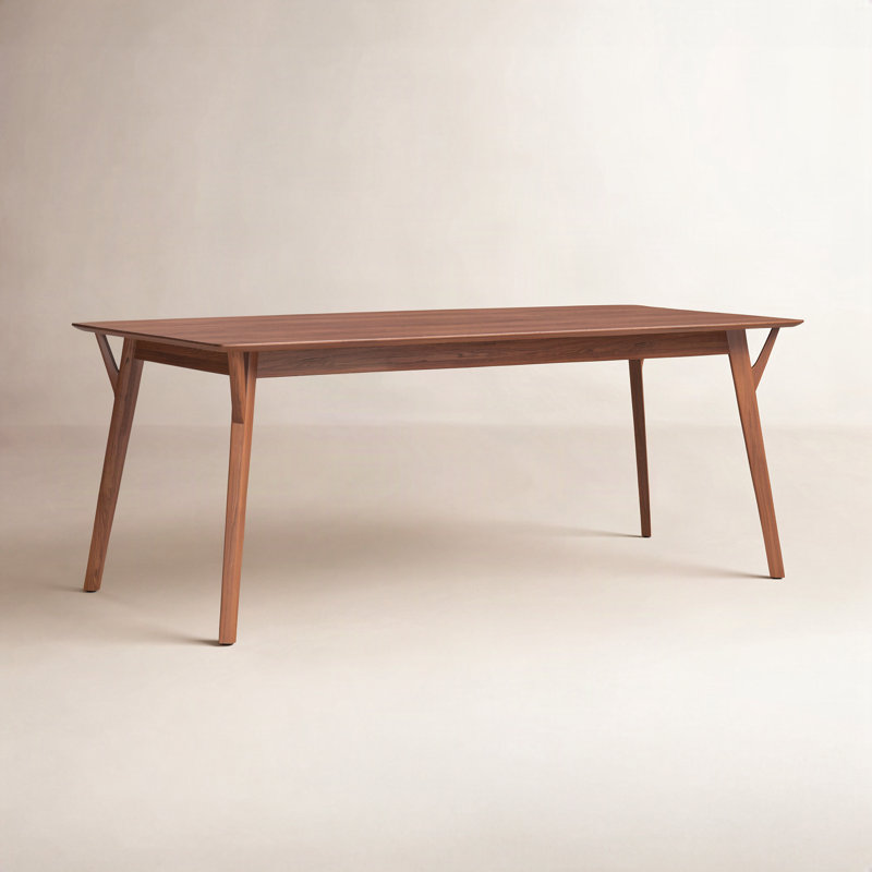 Evanston 71" Wood Dining Table, Walnut