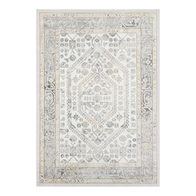 Edson Oriental Ivory Area Rug