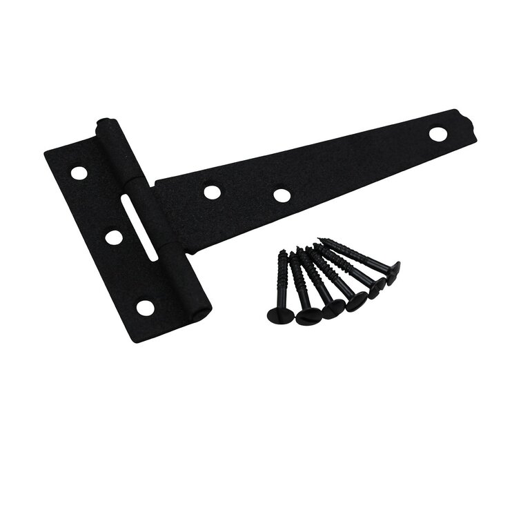 The Renovators Supply Inc. Black Iron T Strap Hinge 6 Inches Decorative  Arrow Tee Hinge Cabinet Door Or Gate Hinge - Wayfair Canada