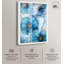 Art mural fleur de cyanescence dorée par Art Remedy-115132765-115132767