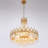9-light Empire Tiered Crystal Gold/Bronze Chandelier-337232136-337232137-337232148