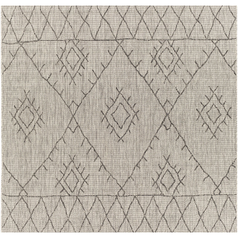 Hongming Southwestern Indoor / Outdoor Rug, Square 7'