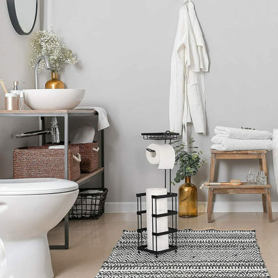 Free Standing Toilet Paper Holder