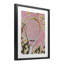 «Pink Tennis Racket & Daisies», reproduction sous verre encadrée, design par LSR Design Studio-1772223632-1772223634