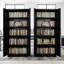 Armoire de rangement robuste en acier de 180 cm (71 po) avec portes verrouillables et 4 étagères réglables, idéale pour entrepôt, bureau, garage, finition noire antirouille, durable et résistante à l'usure.