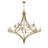 Director 12-Light Chandelier in Brass-1385694816
