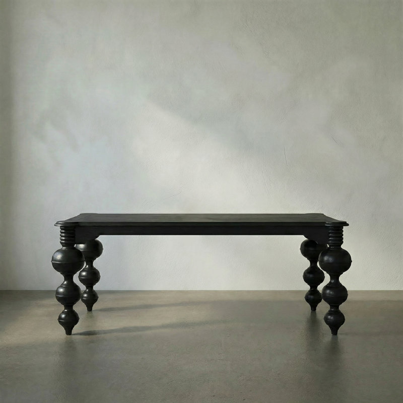 Claudio Mahogany Wood Dining Table