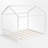 Queen Size House-Shaped Canopy Bed-114223874