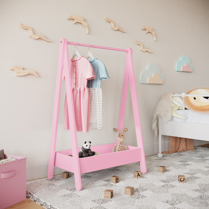 64.5cm Clothing Rack, Pink