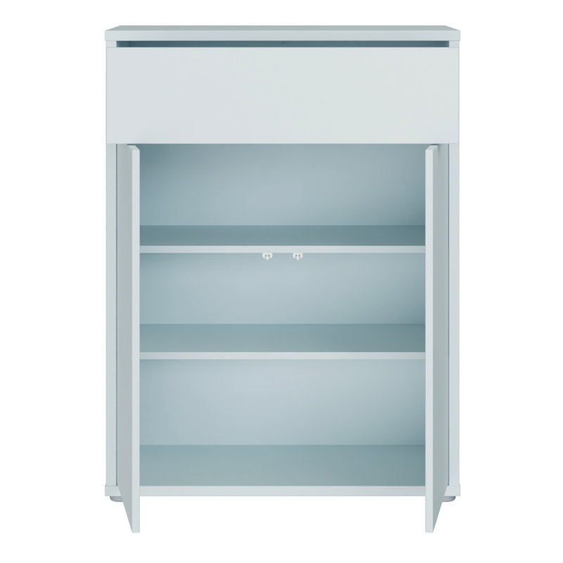 Rylon Shoe Storage Cabinet, Grey