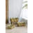 Set Of 3 Metal Planter Distressed