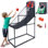 GoSports 2 in 1 Basketball & Football Toss Arcade Game - Indoor & Outdoor Toy Hoop for Kids