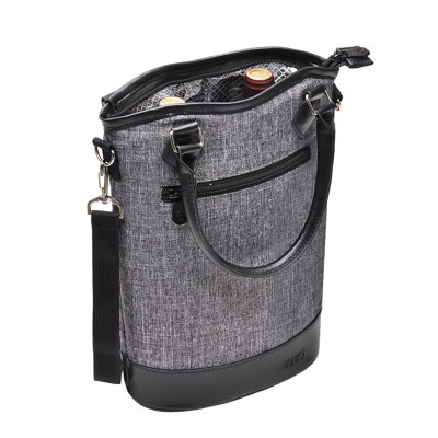 Tirrinia Two Bottle Carrier, Insulated Bottle Wine Carrier, Great Wine Lover Gift