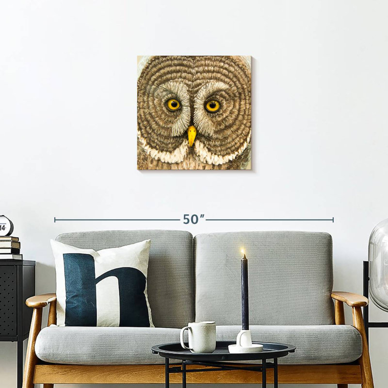 Brampt Owl Sculpture, 20" H x 20" W