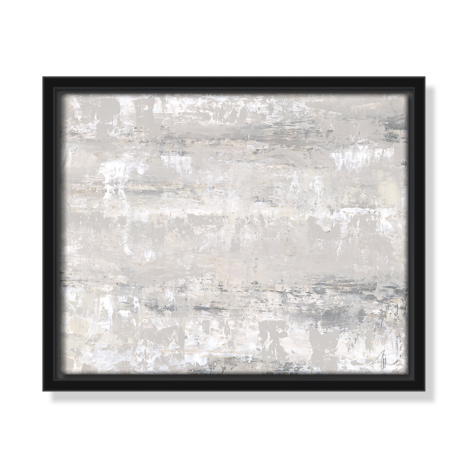 Tryston "Desert Winds" Print by Filippo Ioco, Black Framed Canvas, 9.5" H x 11.5" W x 2" D